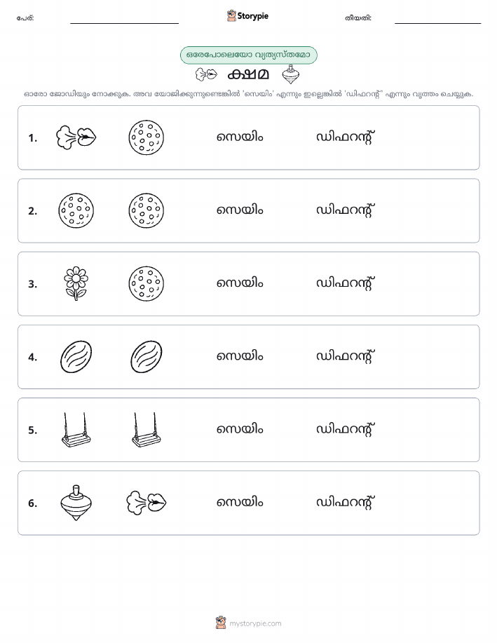 ഒന്നോ വ്യത്യാസമോ