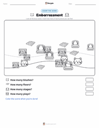 Embarrassment printable worksheet preview