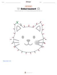 Embarrassment printable worksheet preview