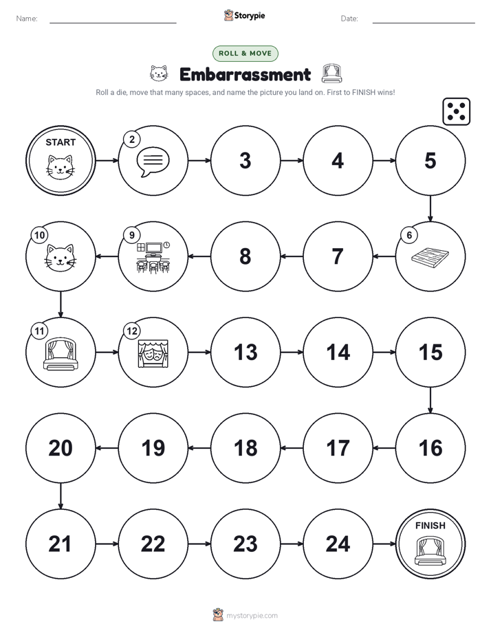 Roll & Move Game