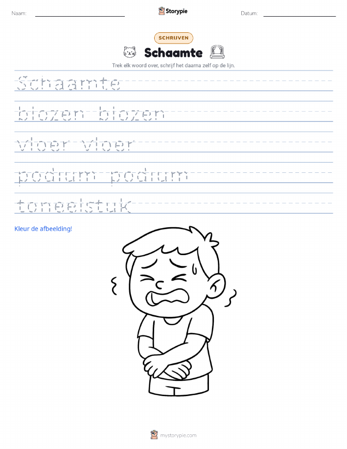 Schrijf Oefening