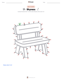 Shyness printable worksheet preview