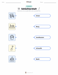 Schüchternheit druckbare Arbeitsblatt für Kinder