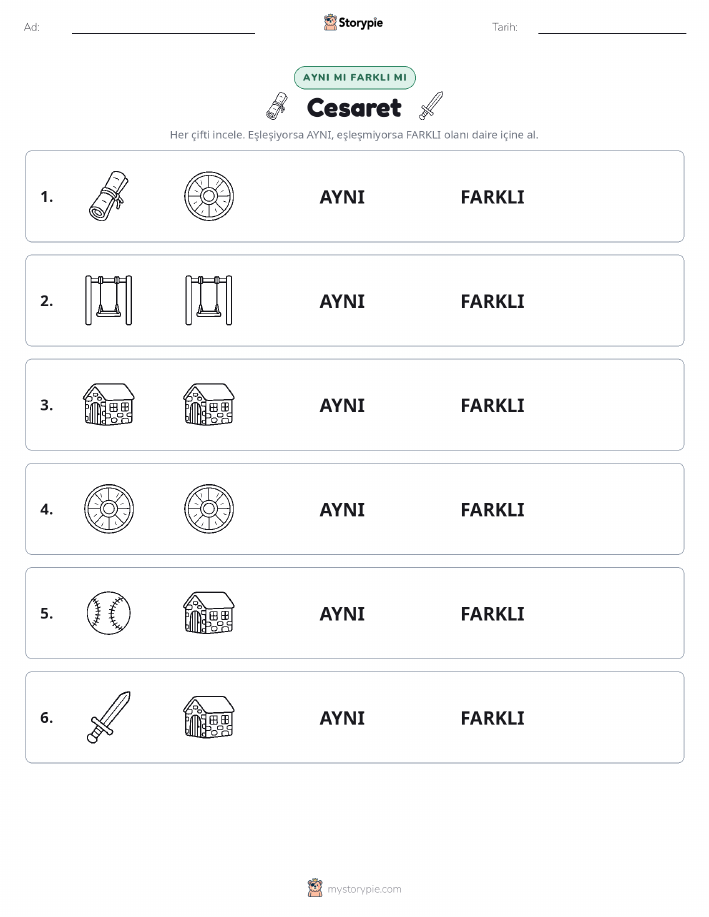 Aynı mı Farklı mı
