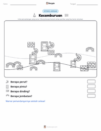 Prabaca lembar kerja cetak Kecemburuan