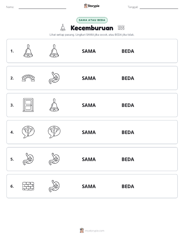 Sama atau Berbeda