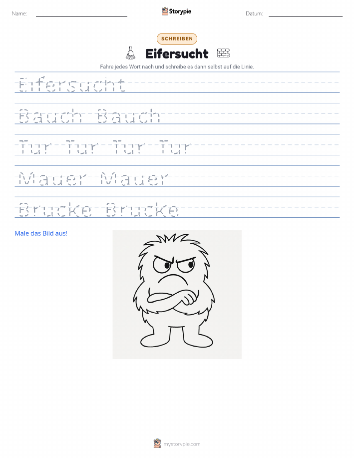 Schreibübung