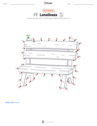 Loneliness printable worksheet preview