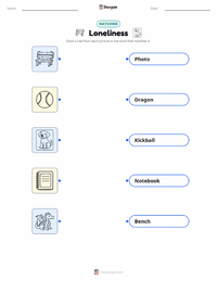 Loneliness printable worksheet for kids