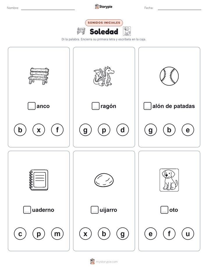 Sonidos Iniciales