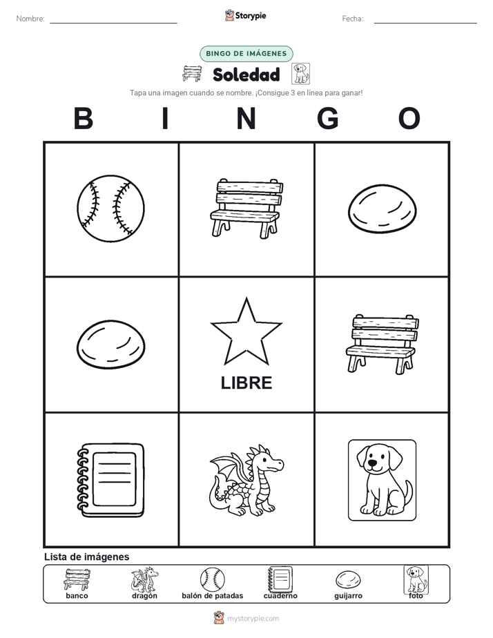 Bingo de Imágenes
