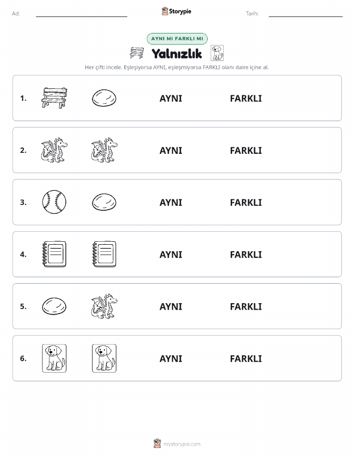 Aynı mı Farklı mı