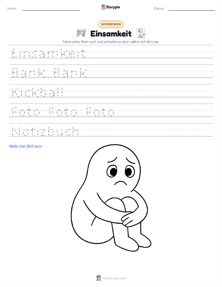 Schreibübung