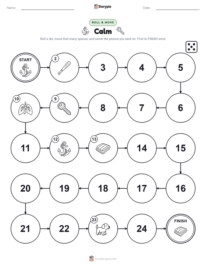 Roll & Move Game