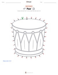 Fear printable worksheet preview