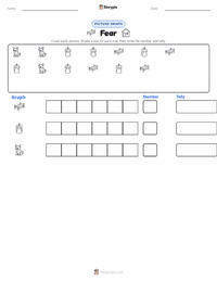 Fear printable worksheet preview