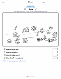 Liebe druckbare Arbeitsblatt Vorschau