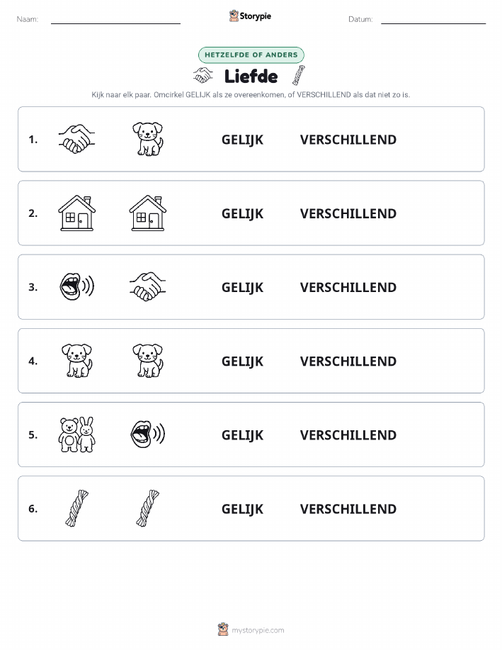 Zelfde of Verschillend