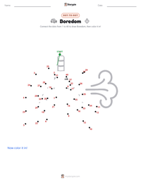 Boredom printable worksheet preview