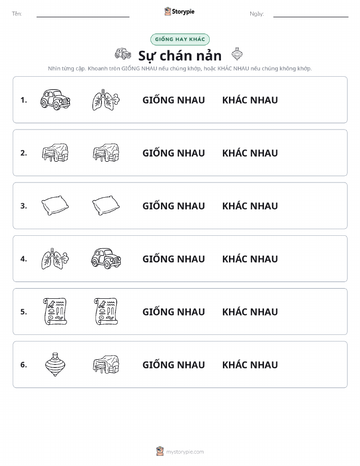 Giống Hay Khác