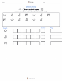 Charles Dickens printable worksheet preview