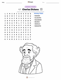 Podgląd drukowalnego arkusza ćwiczeń Karol Dickens