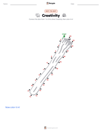 Creativity printable worksheet preview