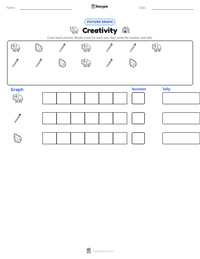 Creativity printable worksheet preview