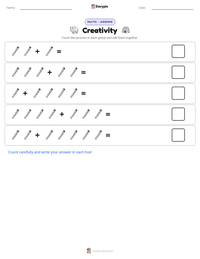 Creativity printable worksheet preview