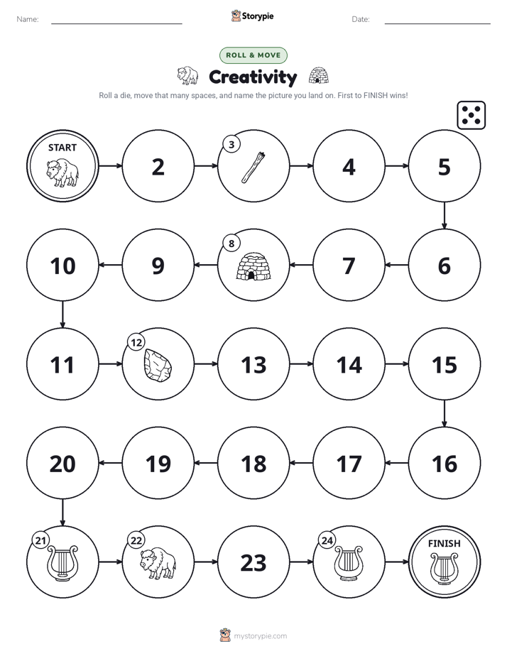 Roll & Move Game