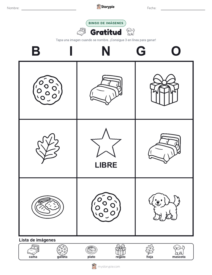 Bingo de Imágenes