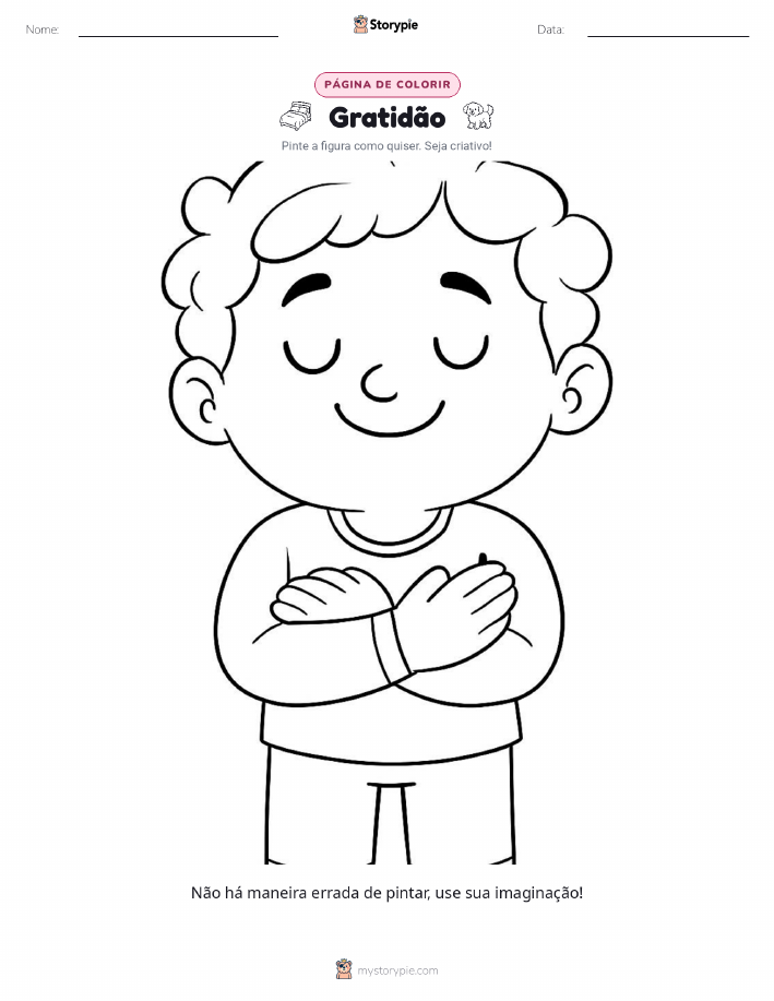 Página para colorir