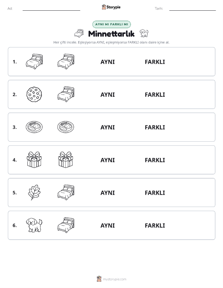 Aynı mı Farklı mı