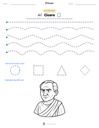 Cicero druckbare Arbeitsblatt Vorschau
