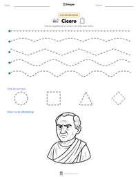 Cicero afdrukbare werkblad voorbeeld