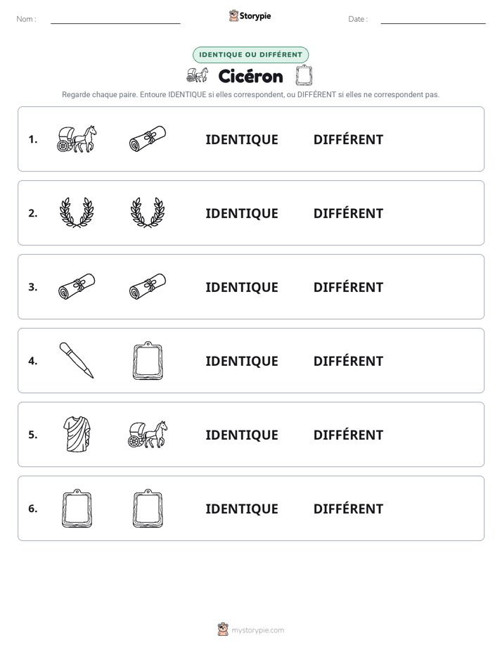 Identique ou Différent