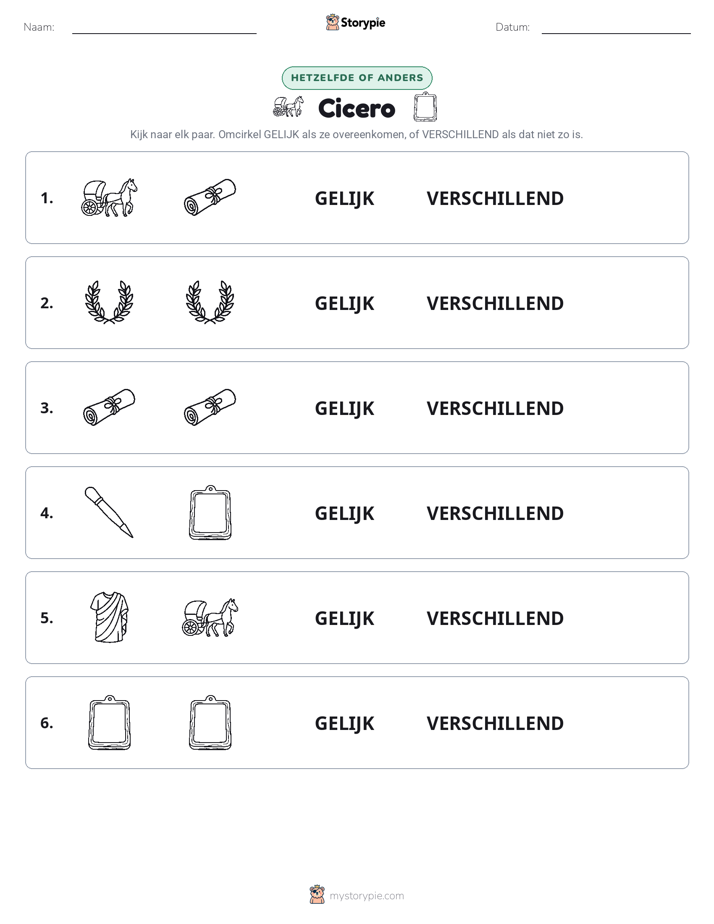 Zelfde of Verschillend