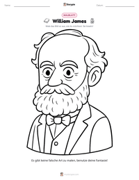 William James druckbare Arbeitsblatt Vorschau