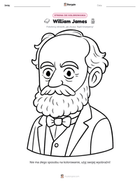 Podgląd drukowalnego arkusza ćwiczeń William James