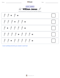 William James printable worksheet preview