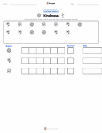 Kindness printable worksheet preview