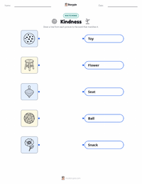 Kindness printable worksheet preview