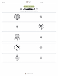 Vista previa de la hoja de trabajo imprimible de Amabilidad