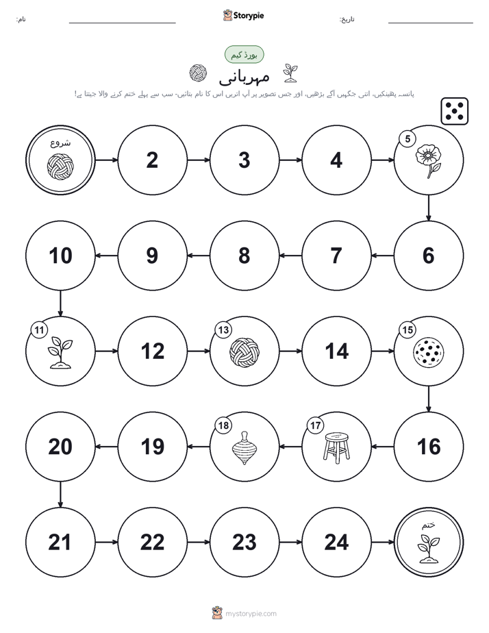 رول اور منتقل کریں کھیل