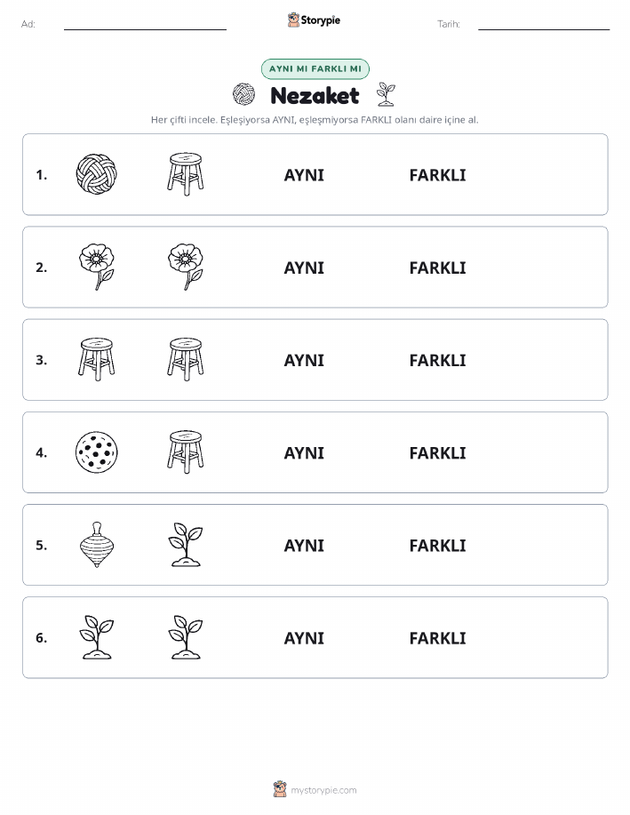 Aynı mı Farklı mı