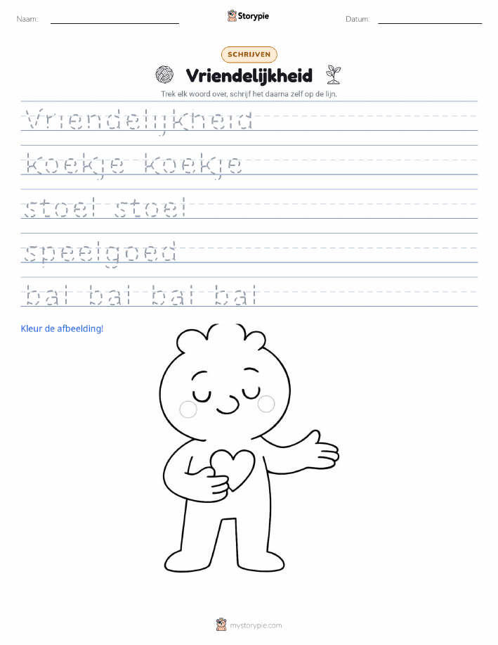 Schrijf Oefening