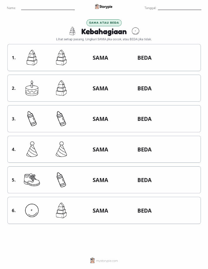 Sama atau Berbeda