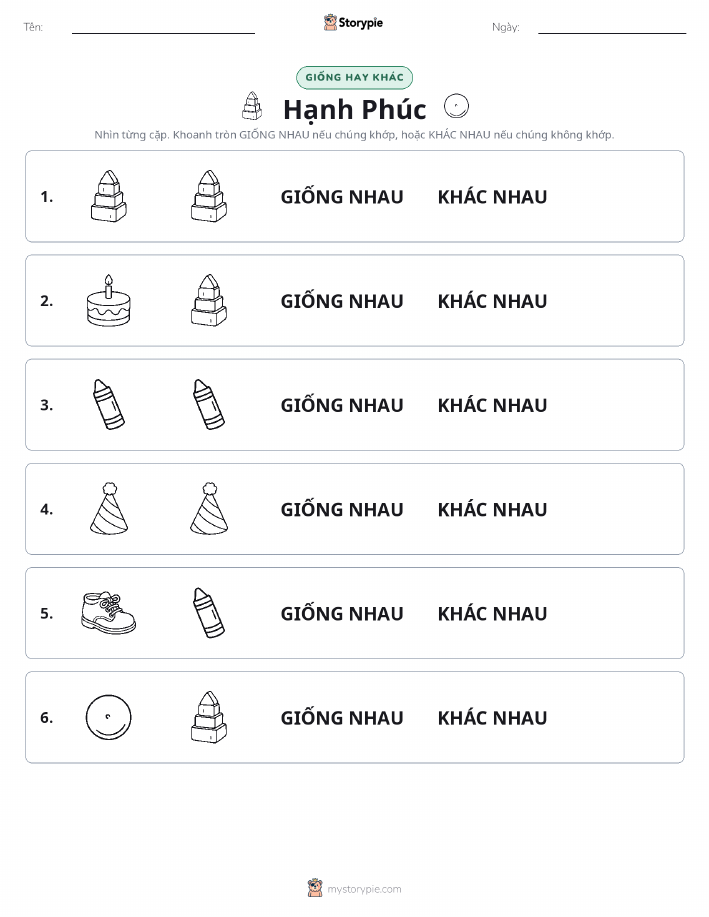 Giống Hay Khác