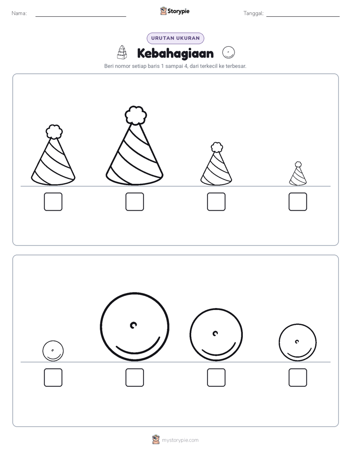 Urutan Ukuran