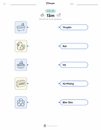 Tài liệu in sẵn Tắm cho trẻ em
